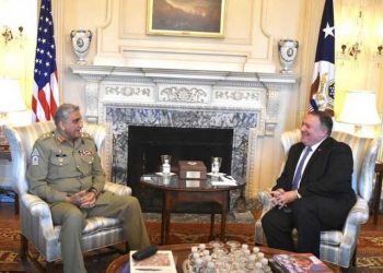 آرمی چیف کی امریکی وزیر خارجہ سے ملاقات، علاقائی سیکیورٹی اور افغان عمل پر تبادلہ خیال