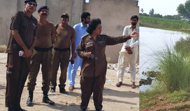 لیہ ۔ ڈی ایس پی ہیڈ کوارٹر شاہد ہ نسرین کا تھانہ پیر جگی اور ریورائن پوسٹ خان والہ کا معا ئنہ