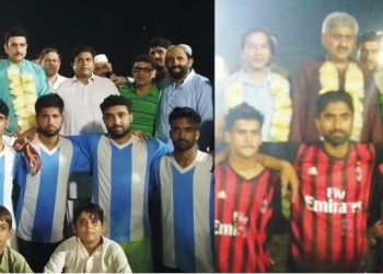 لیہ ۔ ڈسٹرکٹ فلڈ لاءٹ فٹبال ٹورنامنٹ ، فا ئینل دربار فٹبال کلب کروڑ نے جیت لیا