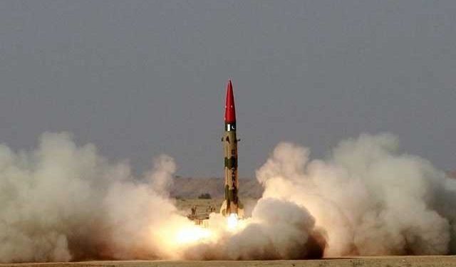 پاکستان کا بیلسٹک میزائل غزنوی کا کامیاب تجربہ