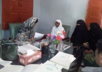 کروڑ لعل عیسن ۔ ڈسٹرکٹ زکواۃ آفیسر  فاخرہ  بتول کا دورہ