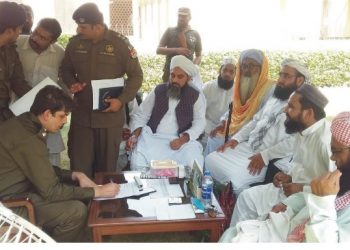 ڈیرہ غازی خان ۔ پاکستان علماء کونسل کے وفد کی ڈی پی او سے ملاقات