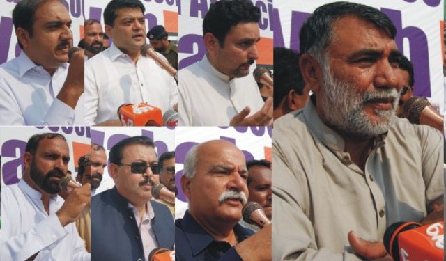 لیہ الیکٹرونک میڈیا ایسویسی ایشن کے زیر اہتمام فتح پور میں احتجاجی اجتماع