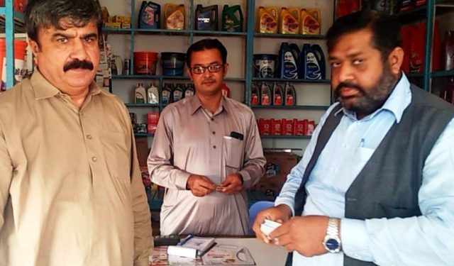 لیہ ۔ انجمن تاجران الیکشن، تاجروں میں تاجر کارڈ تقسیم کرنے کاسلسلہ جار ی