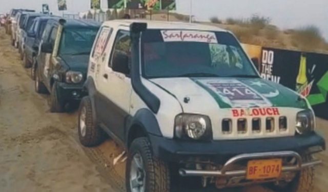 مظفر گڑھ ۔ چوتھی تھل ڈیزرٹ جیپ ریلی کا آغاز
