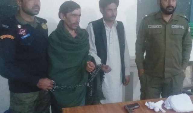 کروڑ لعل عیسن ۔پولیس کاروائی،منشیات فروش اور ناجائز اسلحہ کے ملزما ن گرفتار