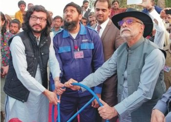 راجن پور۔ تحصیل روجھان میں سوئی گیس  فراہمی کی افتتاحی تقریب