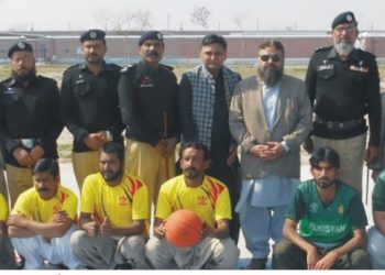 لیہ ۔ ڈسٹرکٹ جیل میں قید یوں کے درمیان باسکٹ بال میچ ، ڈپٹی کمشنر مہمان خصو صی تھے