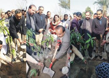 ڈیرہ غازی خان۔ پودے لگانا صدقہ جاریہ ہے ہمیں چاہیے کہ ہم زیادہ سے زیادہ درخت لگائیں۔سردار حسنین بہادر خان دریشک