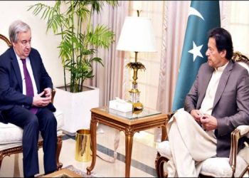 بھارت کی جانب سے جھوٹے آپریشن کا خدشہ ہے ،وزیراعظم کی اقوام متحدہ کے سیکریٹری جنرل سے گفتگو