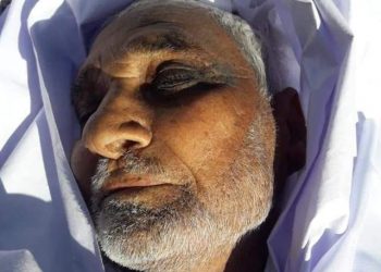 کروڑ لعل عیسن۔ سابق ایم پى اےملک غلام محمد سواگ مرحوم کے والد کی نماز جنازہ ادا