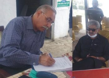 فوکل پرسن گندم خریداری ایم ڈی سیڈکارپوریشن پنجاب جاویدمحمود بھٹی کا دورہ ضلع لیہ