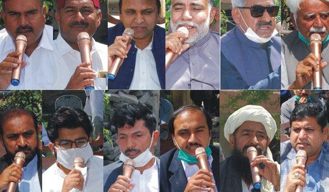 لیہ ۔ کرونا وائرس ۔ ڈسٹرکٹ پریس کلب کے زیر اہتمام آل پا ر ٹیز کا نفرنس  ، ممبران اسمبلی کی شرکت