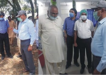 صوبائی سیکریٹری معدنیات عامر اعجاز اکبرٹی ایچ کیو ہسپتال چو بارہ کا وزٹ کر رہے ہیں