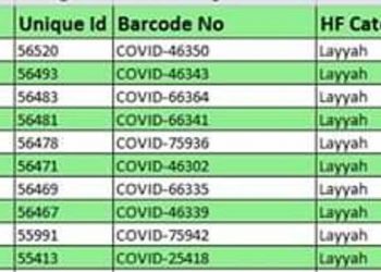 لیہ ۔کوٹلہ حاجی شاہ کے  10 افراد میں کرونا پازیٹو ہو نے کی  تصدیق