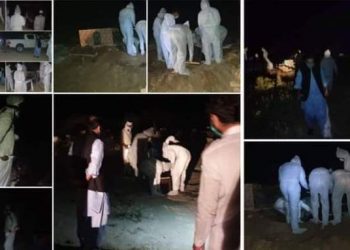 منکیرہ کے رہائشی نوجوان تنویر کی وفات ،کرونا وائرس کا خدشہ ،ایس او پی کے تحت تدفین