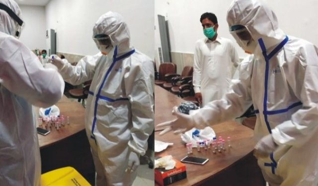 لیہ۔ ڈسٹرکٹ ہیڈ کوارٹر ہسپتال  کے تمام ڈاکٹرز اور جملہ  سٹاف کرونا وائرس کو شکست دینے کے لیے فرنٹ لائن پر  ہے۔ایم ایس  ڈاکٹر عتیق الرحمن خان