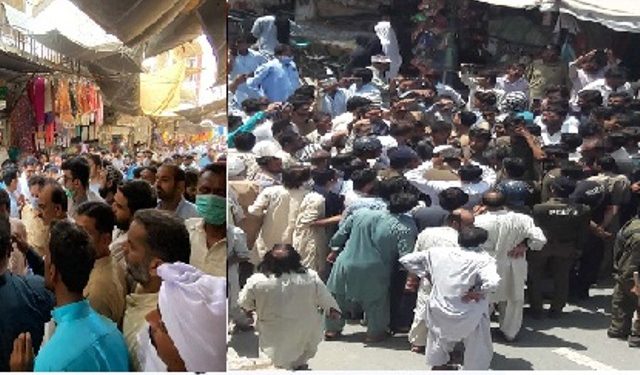 لیہ ۔ سمارٹ لاک ڈاون انتظامیہ کے لئے درد سر بن گیا تاجر برادری سراپا احتجاج