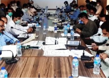 ڈیرہ غازیخان۔ڈپٹی کمشنر آفس ڈیرہ غازی  میں اراکین اسمبلی کی ضلعی رابطہ کمیٹی کا اجلاس