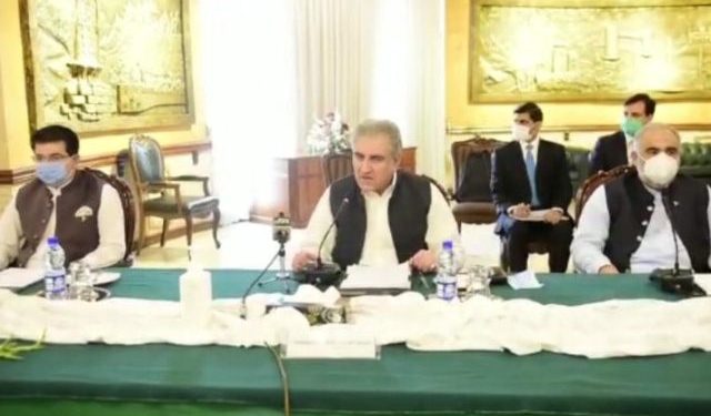 کشمیر کی صورتحال پر وزارت خارجہ میں آل پارٹیز کانفرنس