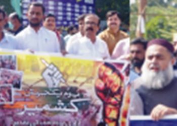 لیہ:مقبوضہ کشمیر پر بھارت کے ظالمانہ قبضے اور مظالم کے خلاف احتجاجی ریلی
