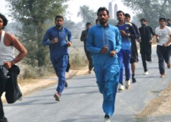 محکمہ پولیس لیہ میں بھرتی کانسٹیبلان /لیڈ ی کانسٹیبلان کا عمل جاری