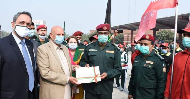 لیّہ .چوتھے نیشنل چیلینج آف کمیونٹی ایمرجنسی ریسپانس ٹیمز 2020 میں ضلع لیہ کی پہلی پوزیشن کا  اعزاز