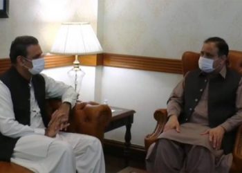 وزیراعلیٰ پنجاب سردارعثمان بزدارسےچائنہ پاکستان اکنامک کوریڈور اتھارٹی(سی پیک) کے چیئرمین لیفٹیننٹ جنرل (ر) عاصم سلیم باجوہ کی اہم ملاقات