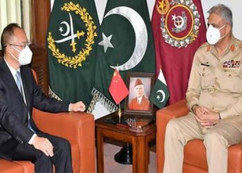 آرمی چیف سے چینی سفیر اور قطری نمائندہ خصوصی کی ملاقات ، باہمی دلچسپی اورعلاقائی صورتحال پر تبادلہ خیال