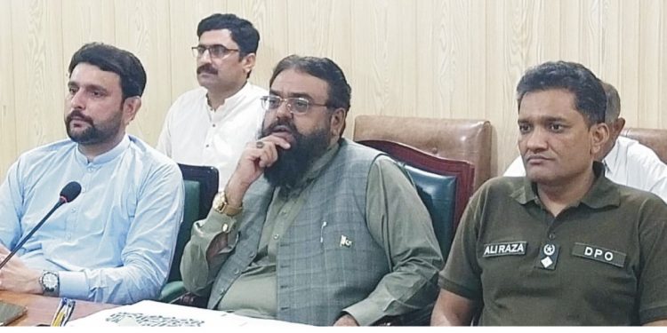 لیہ ۔ عاشورہ محرم الحرام کے دوران فول پروف سیکورٹی بارے ا علی سطحی اجلاس ، اہم فیصلے