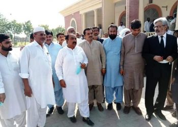 لیہ ۔ بوگس آراضی ایڈجسٹمنٹ کیس ، سابق ایم این اے سید ثقلین شاہ بخاری ، مہر اعجاز احمد اچلانہ  ایم پی اے سمیت دیگر ملزمان انٹی کرپشن کورٹ میں پیش