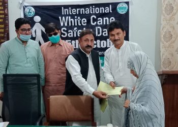 لیہ ۔محکمہ سوشل ویلفیئر کے زیر اہتمام عالمی یوم تحفظ سفید چھڑی کی تقریب