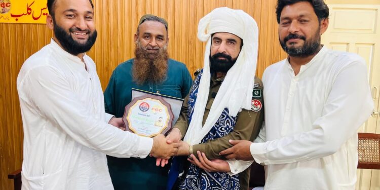 ڈی ایس پی سرکل چوبارہ محبوب خان تنگوانی کی ریٹائرمنٹ ، پر وقار الوداعی تقریب ۔