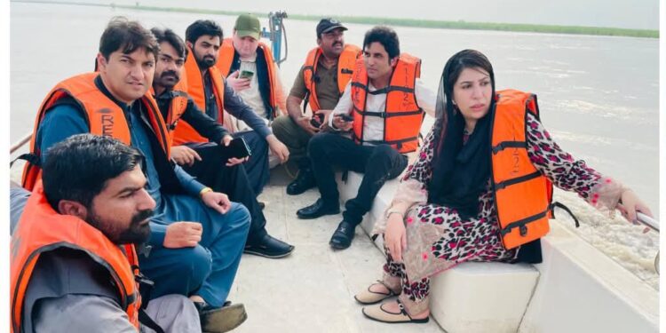 لیہ.ڈپٹی کمشنر امیرا بیدار کا نشیبی علاقوں کا دورہ