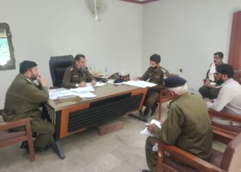 لیہ۔ایس پی انویسٹی گیشن ملک محمد اصغر اولکھ کے زیر صدارت ڈسٹرکٹ سٹینڈنگ بورڈ کا اجلاس ،