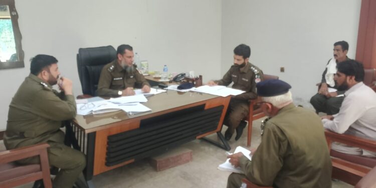 لیہ۔ایس پی انویسٹی گیشن ملک محمد اصغر اولکھ کے زیر صدارت ڈسٹرکٹ سٹینڈنگ بورڈ کا اجلاس ،