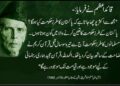 بانی پاکستان بابائے قوم حضرت قائد اعظم محمد علی جناح کے فر مودات