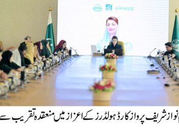 نوجوان  سب سے پہلے پاکستان کو اہمیت دیں:وزیراعلیٰ مریم نواز شریف کا پرواز کارڈ کے کامیاب امیدواروں سے خطاب