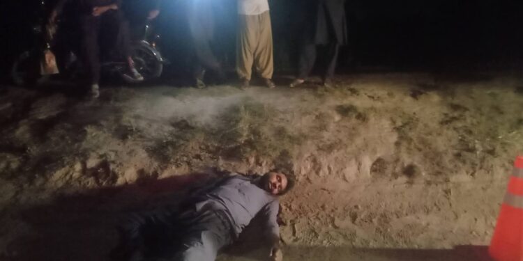 نامعلوم افراد کی فائرنگ سے سول کورٹس کروڑ کے ملازم اور مایہ ناز سپورٹس مین رانا مختیار عرف رانا نوشی قتل ,شہر بھر کی فضا کو سوگوار