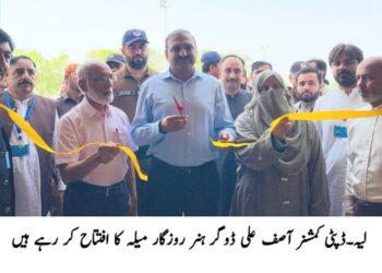 لیہ ۔ پنجاب ووکیشنل ٹریننگ کونسل  کے زیر اہتمام منعقدہ ہنر روزگار میلہ ، ڈپٹی کمشنر مہمان خصوصی  تھے