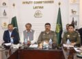 محرم الحرام کے  حوالے سے ریجنل پولیس آفیسر ڈیرہ غازی خان محمد اظہر اکرم اورکمشنر اشفاق احمد چوہدری کا دورہ لیہ