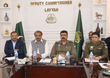 محرم الحرام کے  حوالے سے ریجنل پولیس آفیسر ڈیرہ غازی خان محمد اظہر اکرم اورکمشنر اشفاق احمد چوہدری کا دورہ لیہ