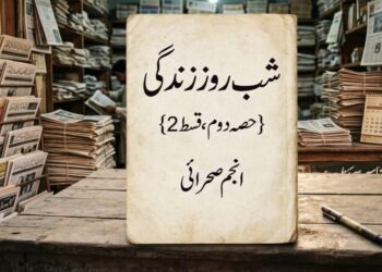 "شب روز زندگی ”   {حصہ دوم ،قسط 2} !  انجم صحرائی
